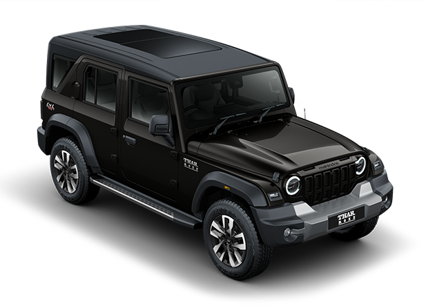 Mahindra Thar Roxx Automatic car rental in Goa premium 4x4 SUV front view